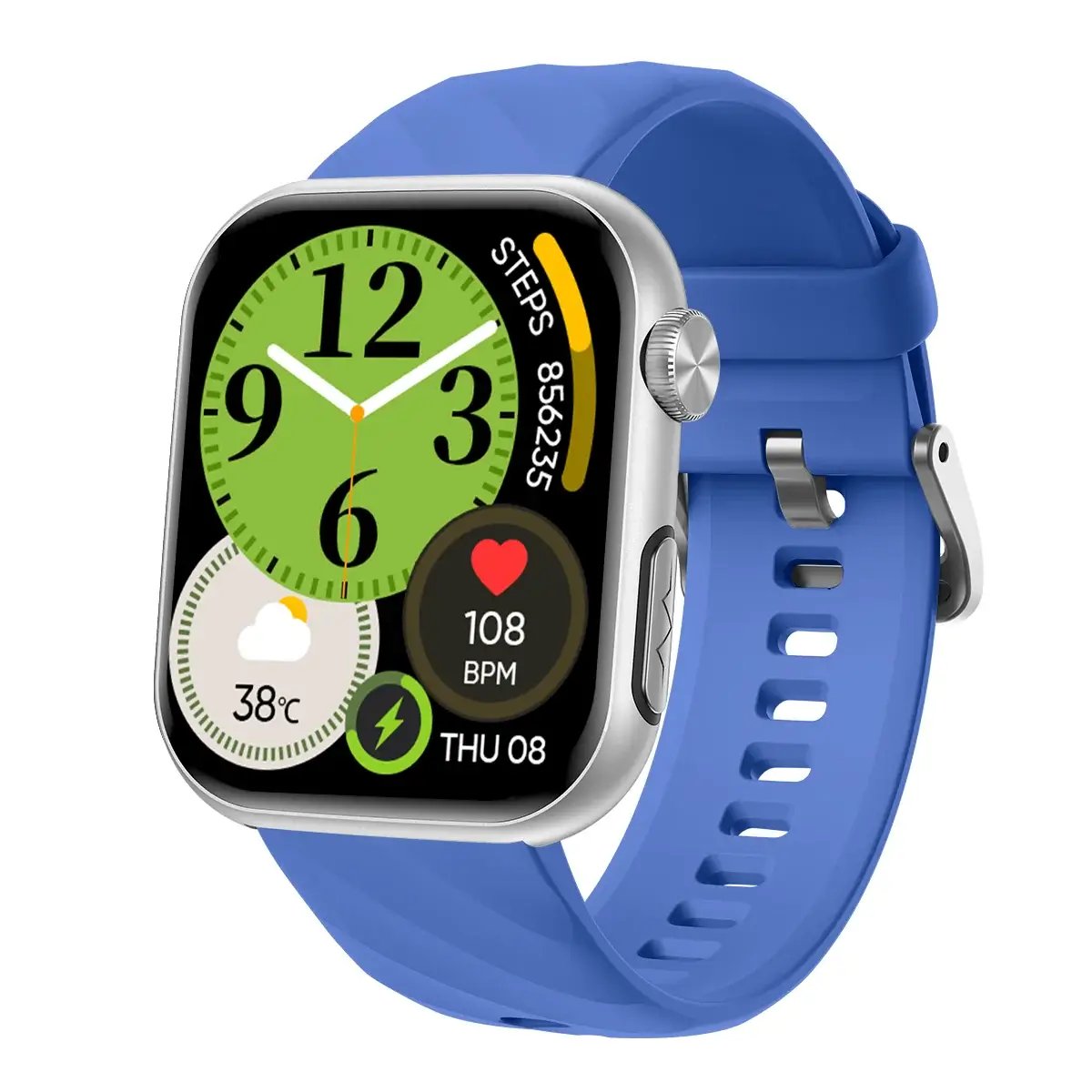 El mejor reloj de presión arterial FITVII® GT5 Pro Max 2026 con tendencias de glucosa, sueño, ECG, llamadas y más.