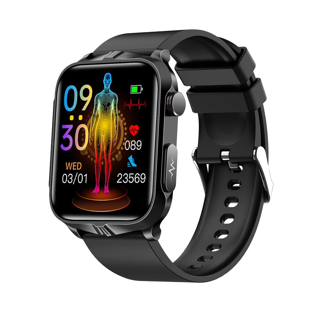 FITVII SmartWatch ECG with Heart Rate Blood Pressure Monitor GT5 Plus