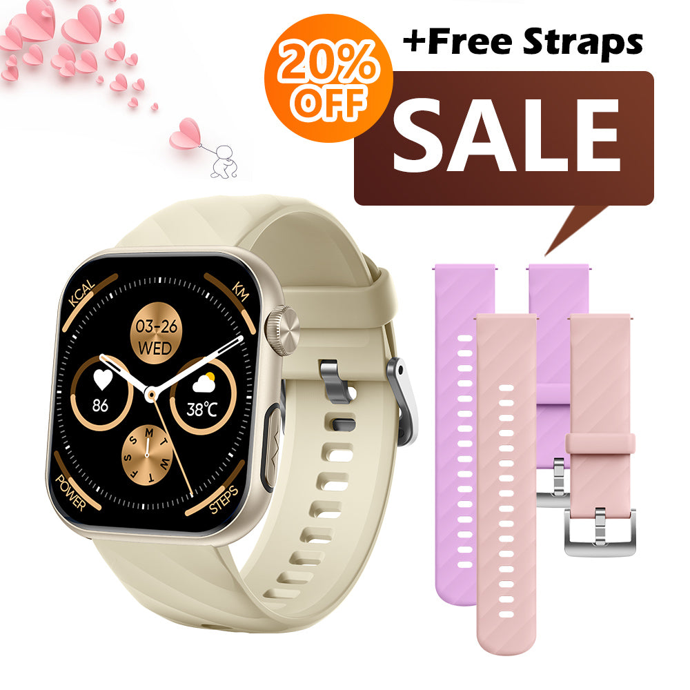 GT3 Smartwatch Bluetooth símtöl+blóðþrýstingsmæling