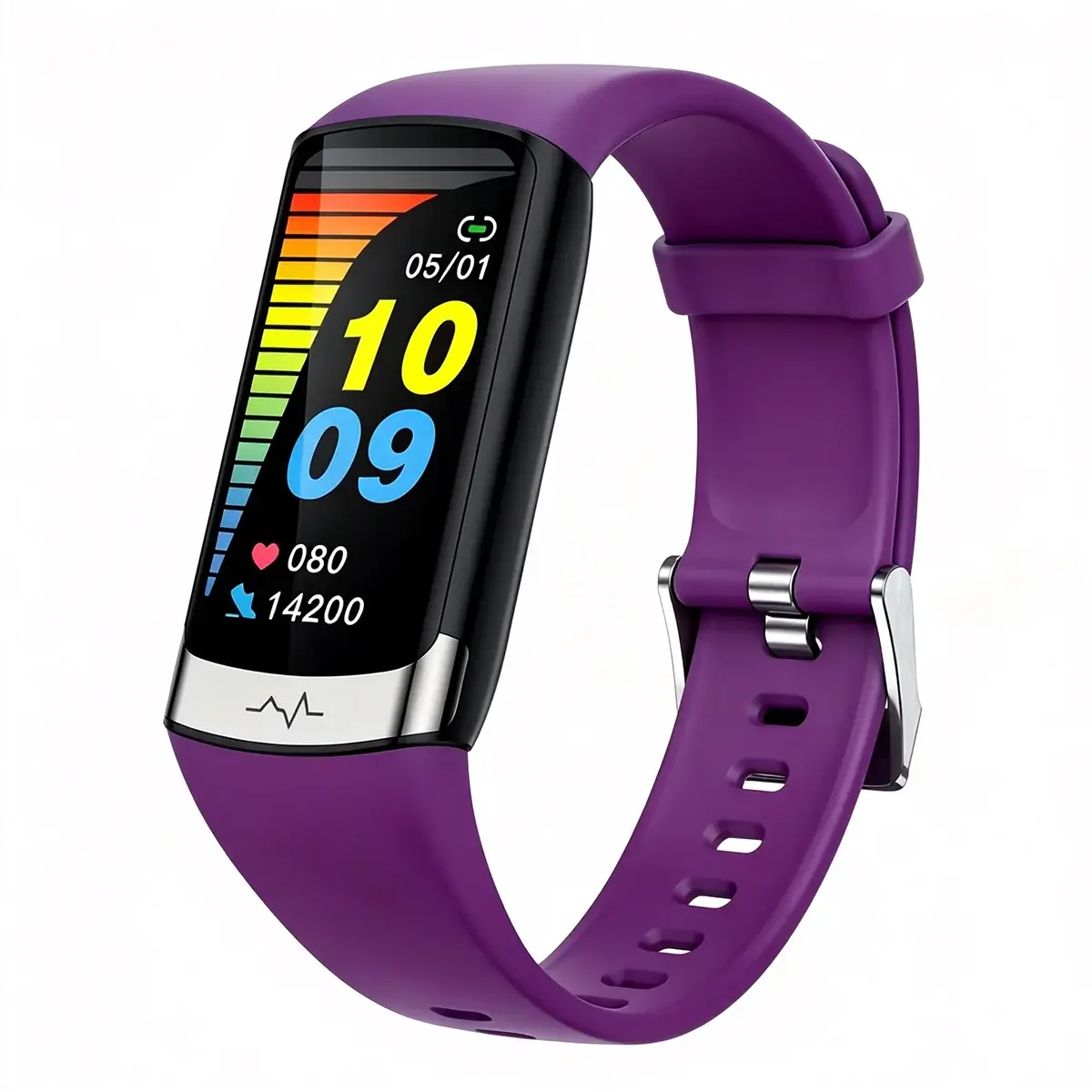 Monitor de salud y actividad física V19PRO con ECG, frecuencia cardíaca, presión arterial y control de glucosa en sangre (actualización de 2026)