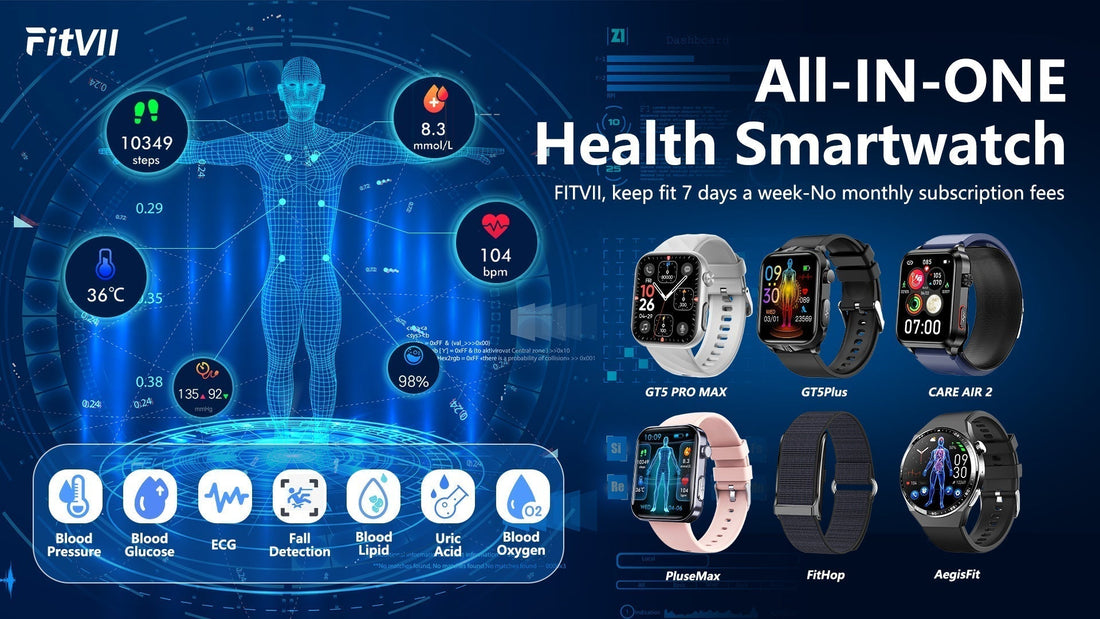 Fitvii Blood Pressure Smartwatch Accuracy