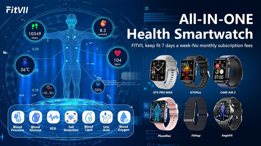Fitvii Blood Pressure Smartwatch Accuracy