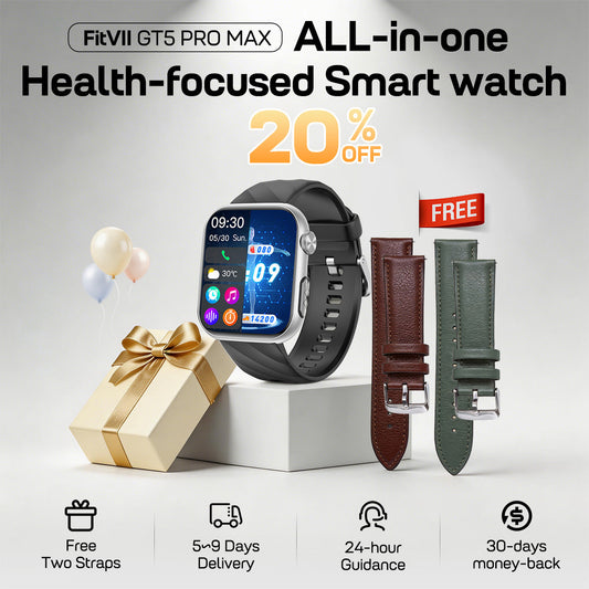 FitVII GT5 Pro Max Smartwatch Beginner's Guide: Step-by-step setup instructions. fitvii