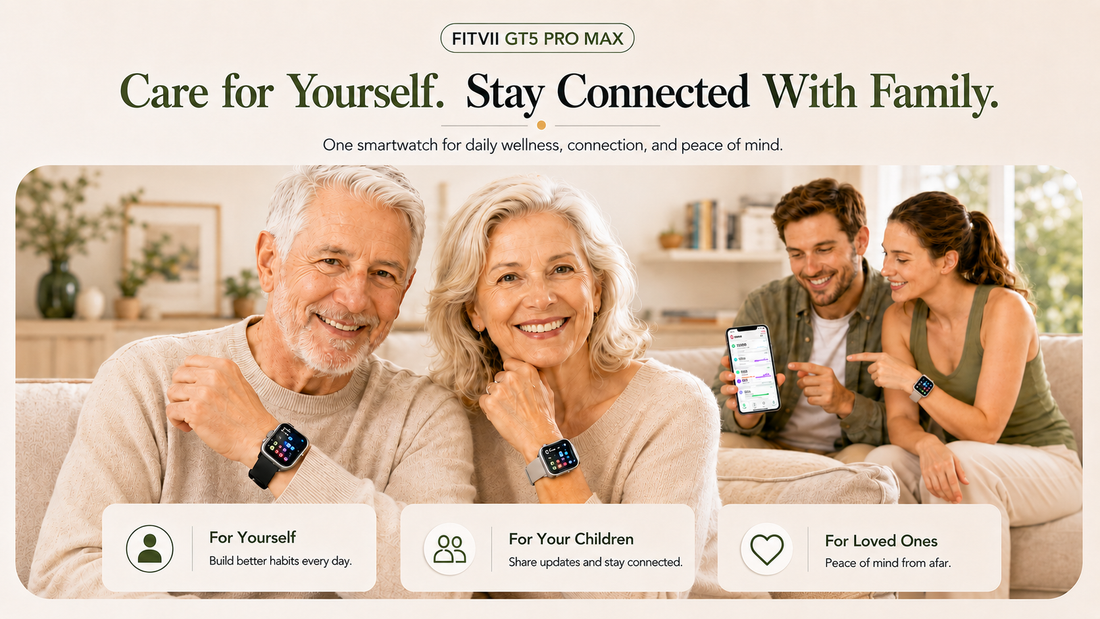 To Your Parents or to Yourself? Different Uses of FitVII GT5 Pro Max Between Two Generations fitvii