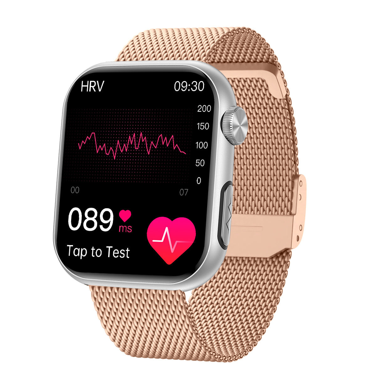 Nova Fitvii potenca Smartwatch ECG kun korpoŝo de sango preso kontroli EKG- sango de sugaro