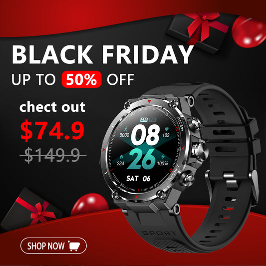 Fitvii™ GPS Smartwatch with Medication Reminder+Heart Rate Monitor+Spo2 Monitor-Black Friday 50% OFF🔥