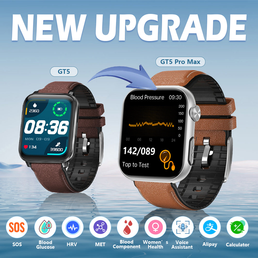 Smart Watch Which Fitbit Has Blood Pressure Gt5 Pro Max Best