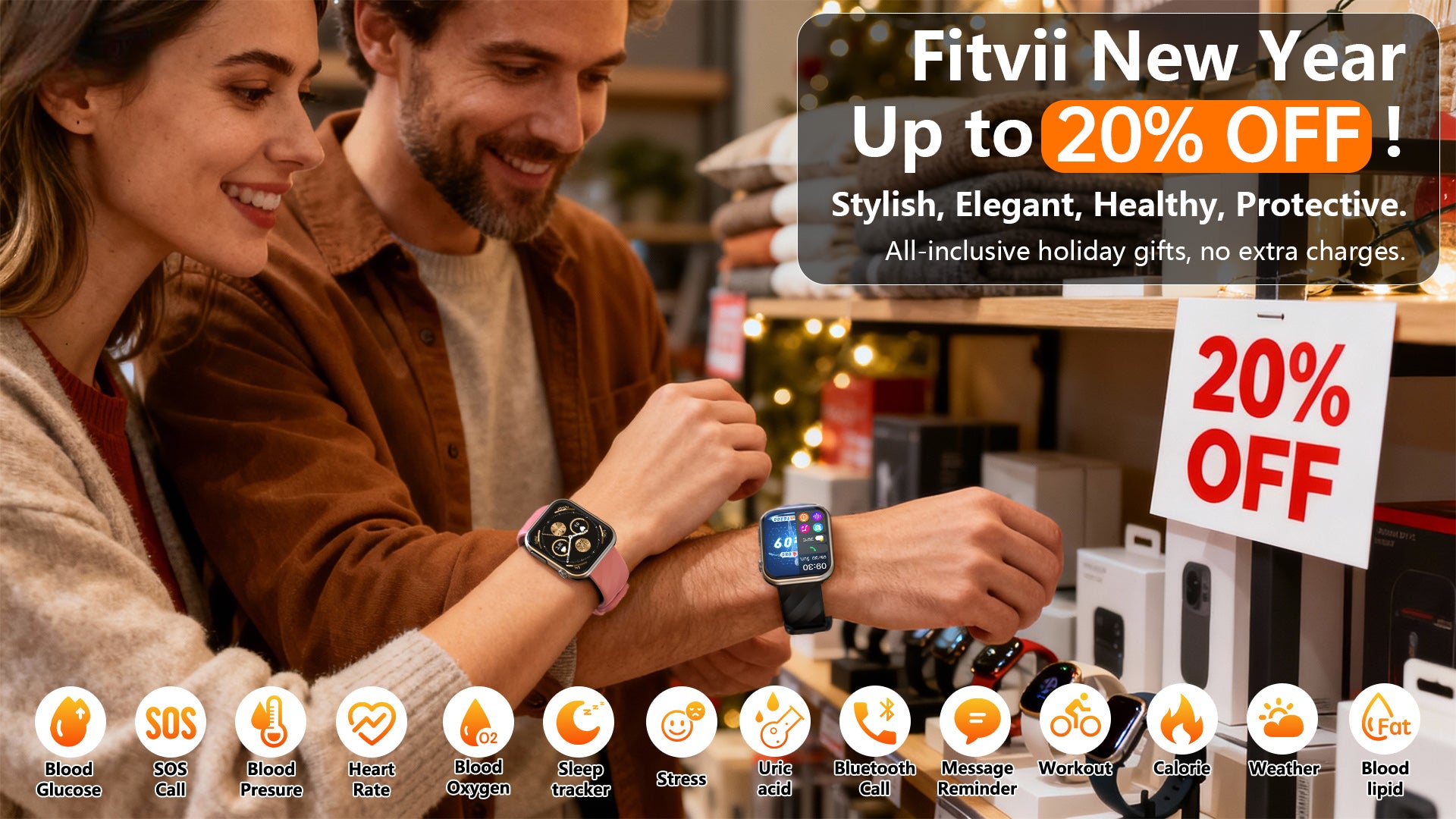 Load video: New Upgrade Fitvii GT5 Pro Max All-In-One Health Smartwatch