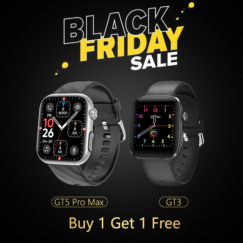 FitVII GT5 PRO MAX Smartwatch + Blood Pressure & Calls GT3 Smartwatch - Buy 1 Get 1 Free Black Friday💥