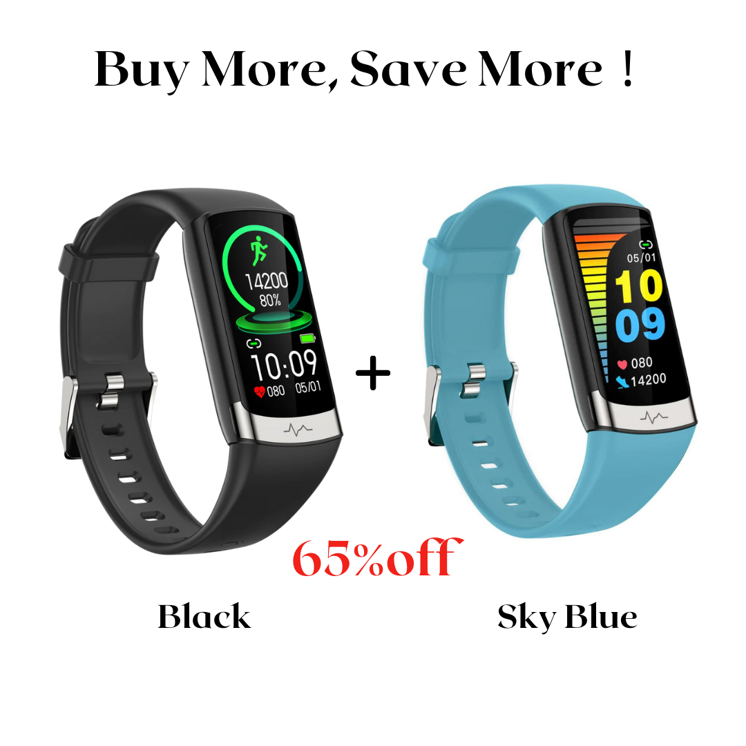 Upgrade V19pro EKG sa Heart Rate Monitoring Sleep Health Tracker -60% OFF