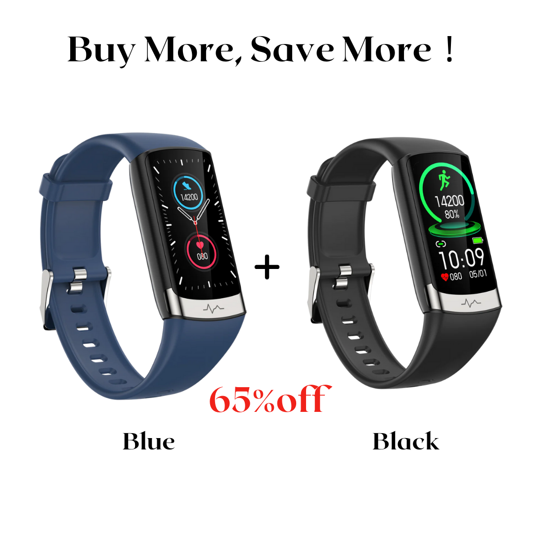 Upgrade V19pro EKG sa Heart Rate Monitoring Sleep Health Tracker -60% OFF