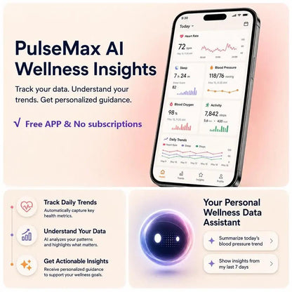 FITVII PulseMax All-in-One Health Smartwatch