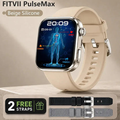 FITVII PulseMax All-in-One Health Smartwatch