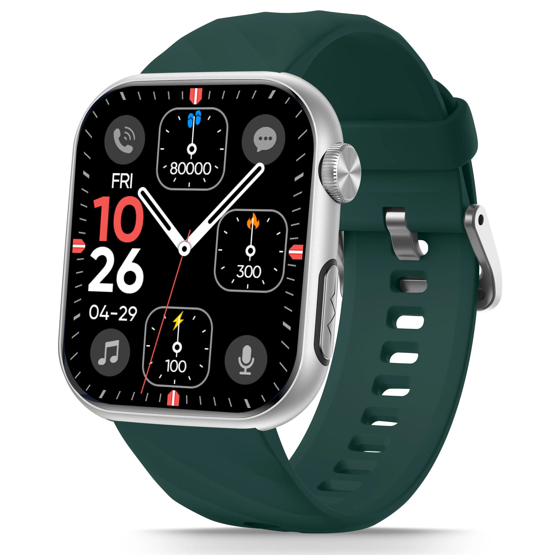 FITVII HM57 Health & Fitness Tracker (Answer/Make Calls), Smart Watch with HR+BP+SPO2 Monitor (Copy) fitvii