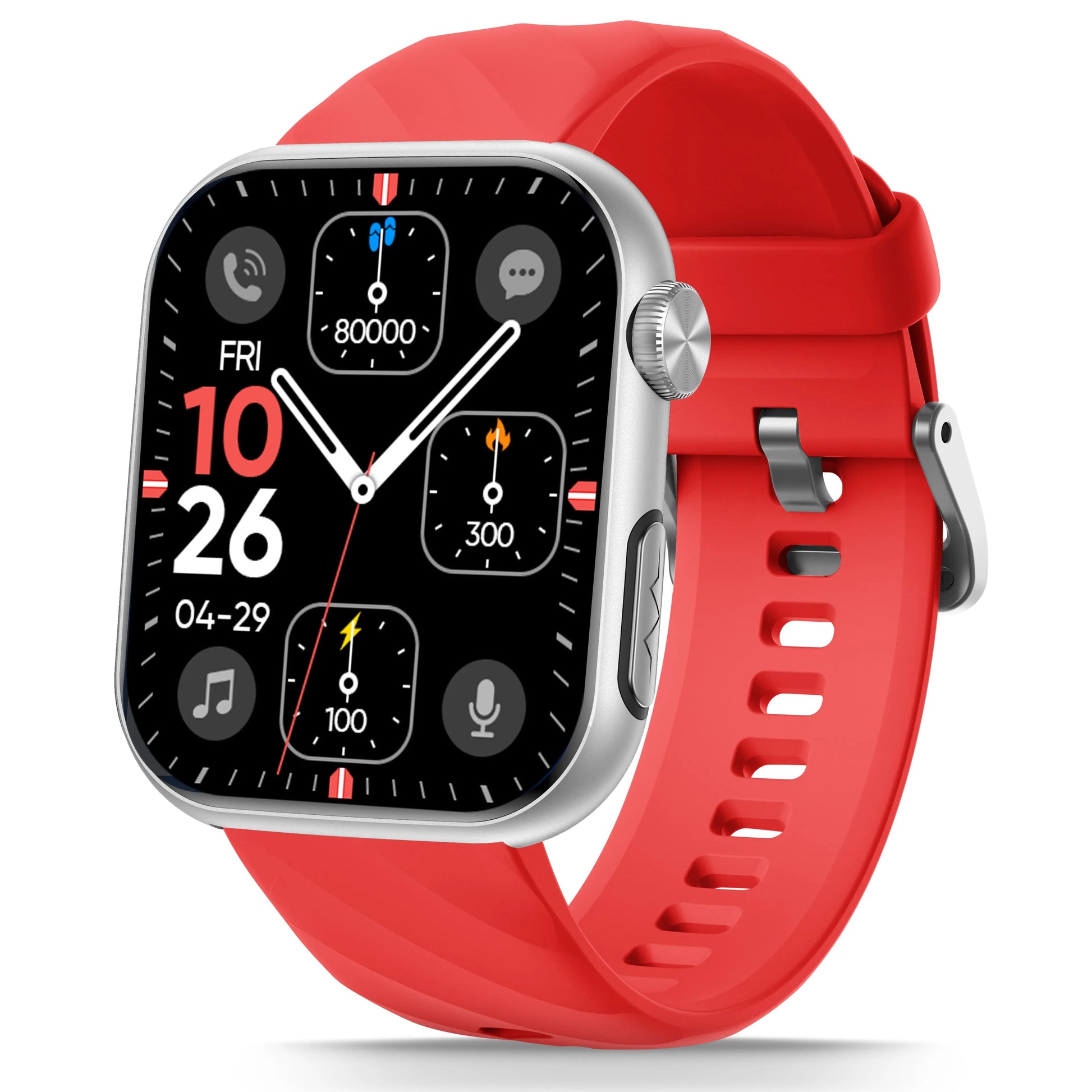 FITVII HM57 Health & Fitness Tracker (Answer/Make Calls), Smart Watch with HR+BP+SPO2 Monitor (Copy) fitvii