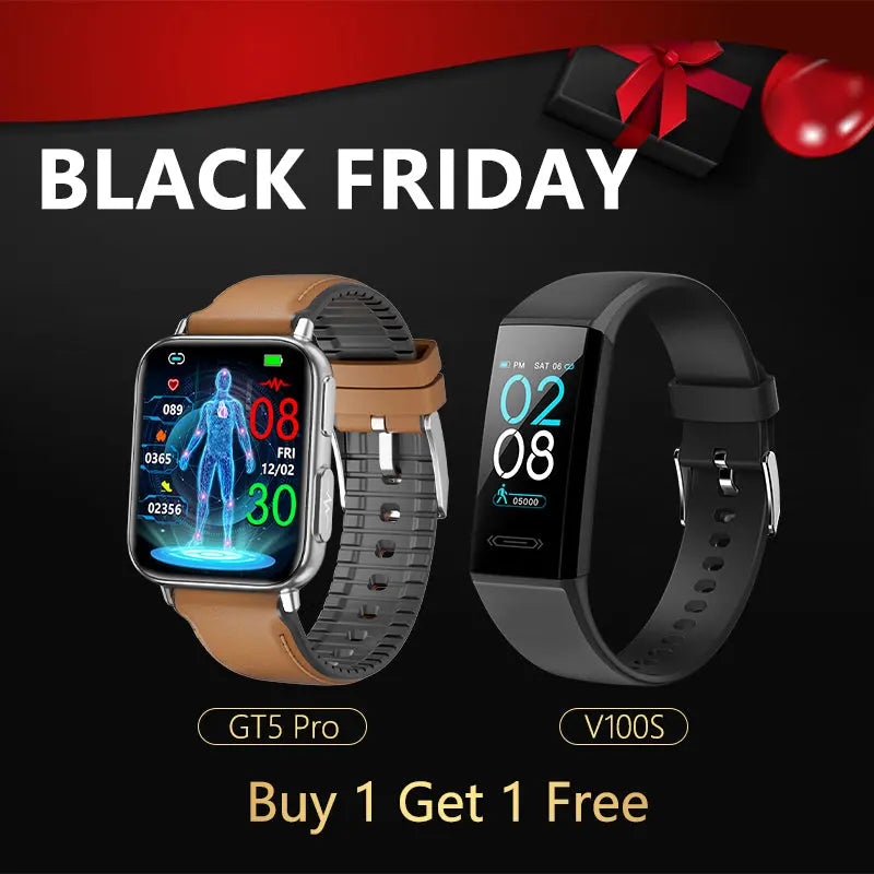 FitVII GT5 PRO Smartwatch +Heart Rate V100S Fitness Tracker - Buy 1 Get 1 Free Black Friday💥 fitvii