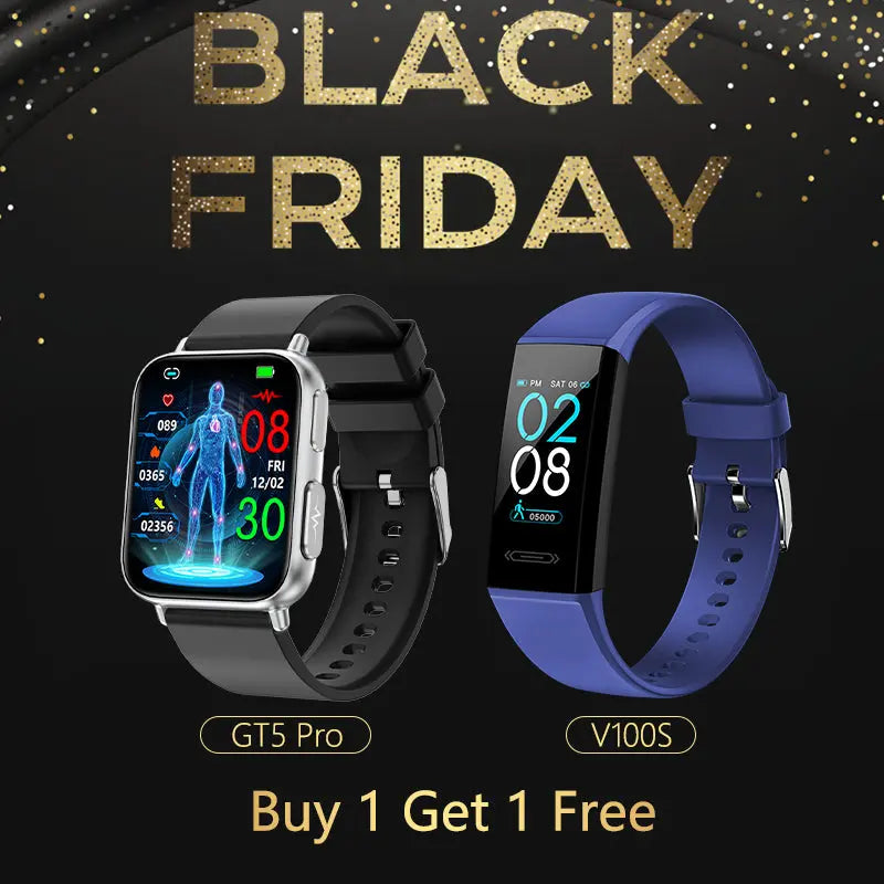 FitVII GT5 PRO Smartwatch +Heart Rate V100S Fitness Tracker - Buy 1 Get 1 Free Black Friday💥 fitvii