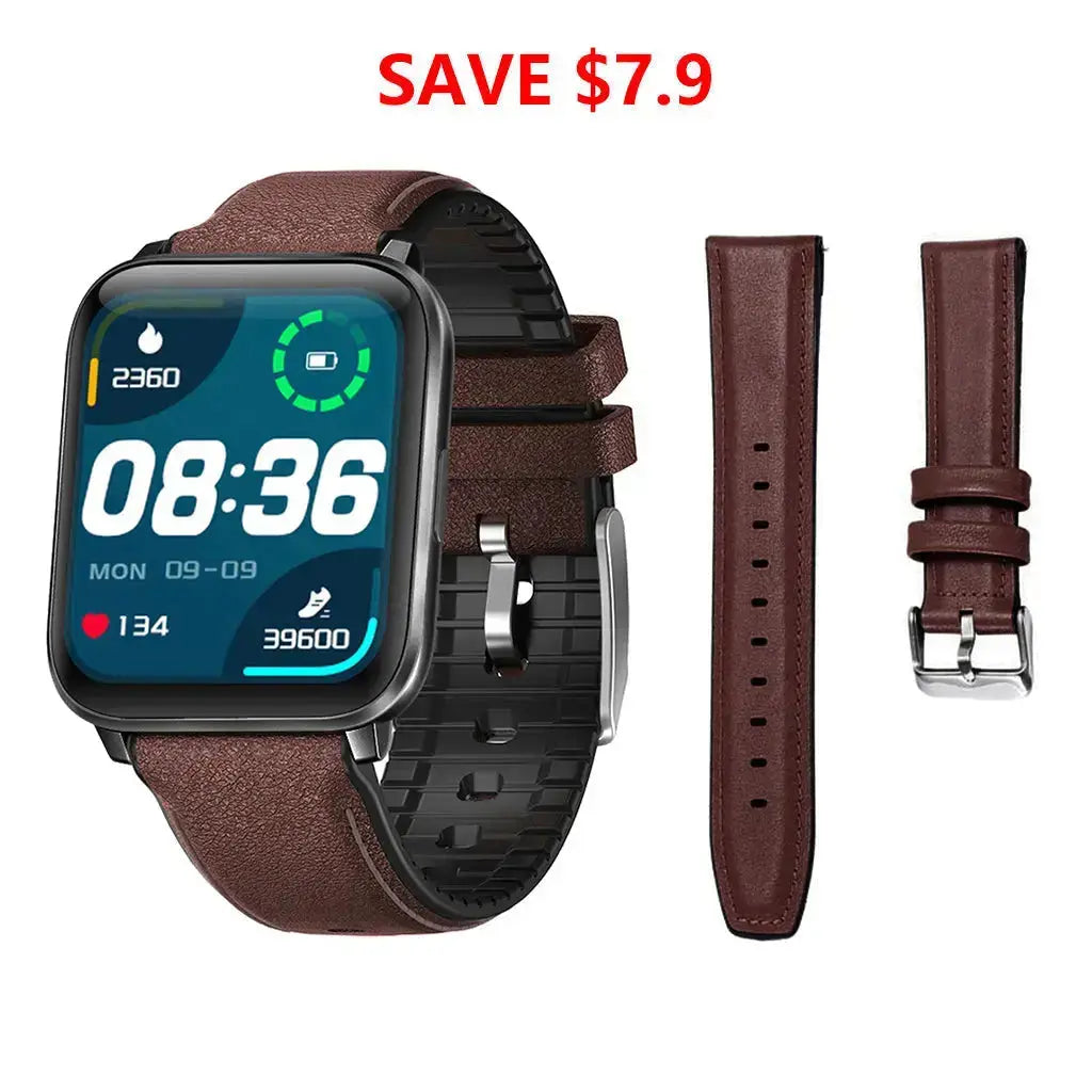 FitVII GT5 Smartwatch with HR+BP+SPO2+TEMP monitoring MorePro