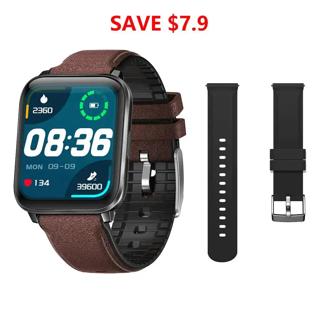 FitVII GT5 Smartwatch with HR+BP+SPO2+TEMP monitoring MorePro