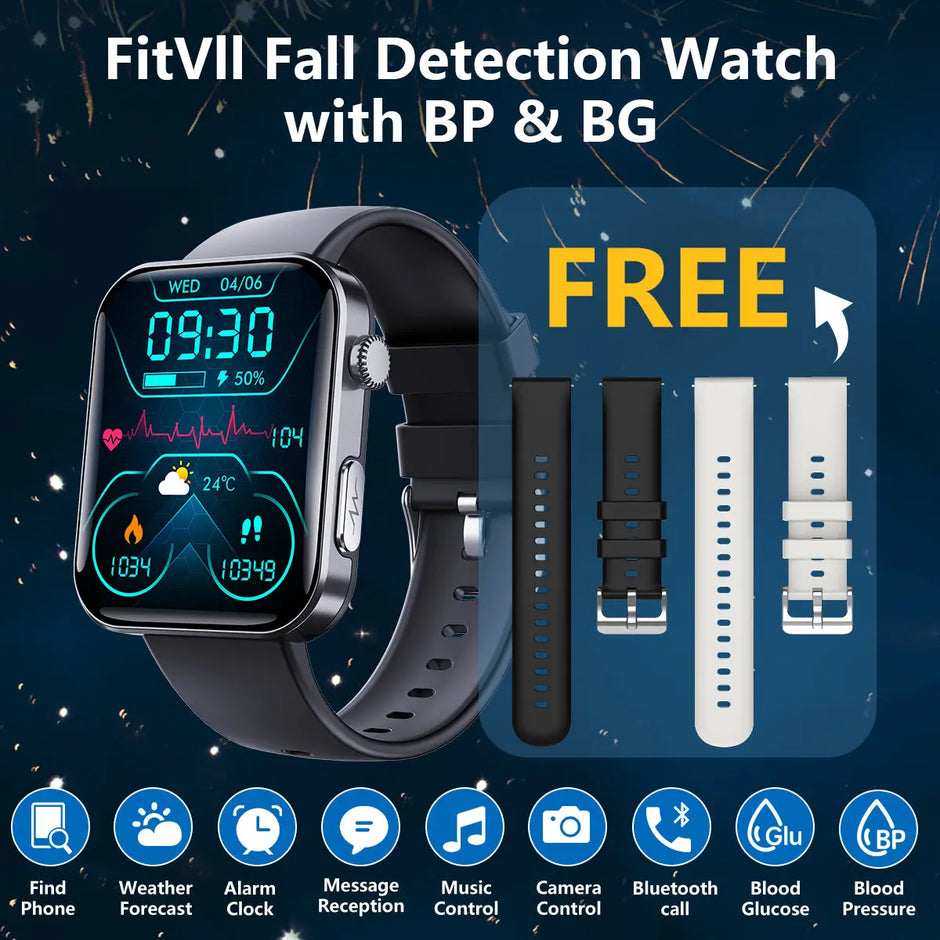 Fall Detectors Watch Best Health Monitoring Watches for Seniors 2025 – fitvii