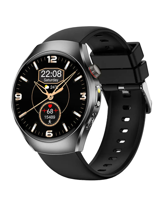 Fitvii VitalSync ECG  & SOS Watch – Advanced Health Monitoring with Blood Pressure, Blood Glucose Trends, SpO₂, Sleep, Fitness Tracking fitvii