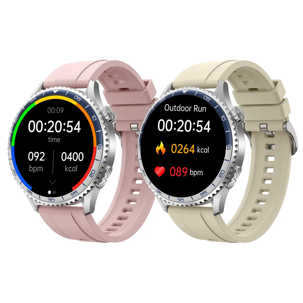 Fitvii® Women Health Smartwatch With  Blood Pressure, Blood Glucose, HRV, EKG, SOS, Spo2, Sleep, Calls and Sport Tracker Reminder fitvii