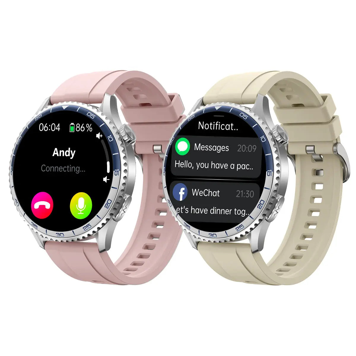 Fitvii® Women Health Smartwatch With  Blood Pressure, Blood Glucose, HRV, EKG, SOS, Spo2, Sleep, Calls and Sport Tracker Reminder fitvii