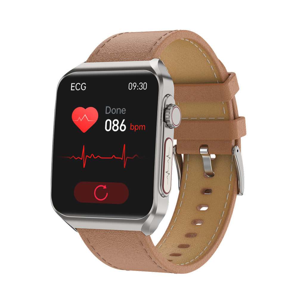FITVII® ElectroPulse 2024 Newest Smartwatch with BP+HR+ECG+ BG+SpO2 health monitoring supports voice calls and fitness tracking🔥