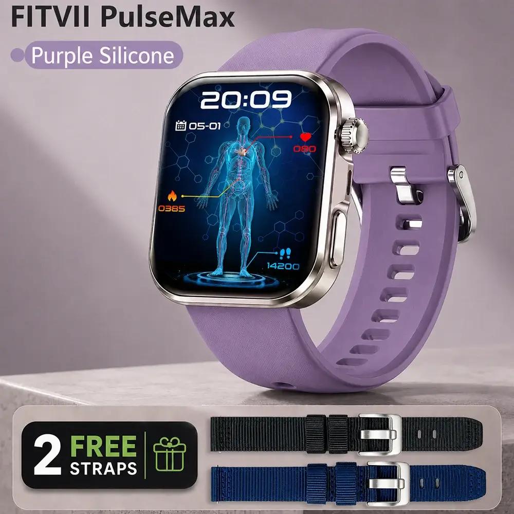 FITVII PulseMax All-in-One Health Smartwatch