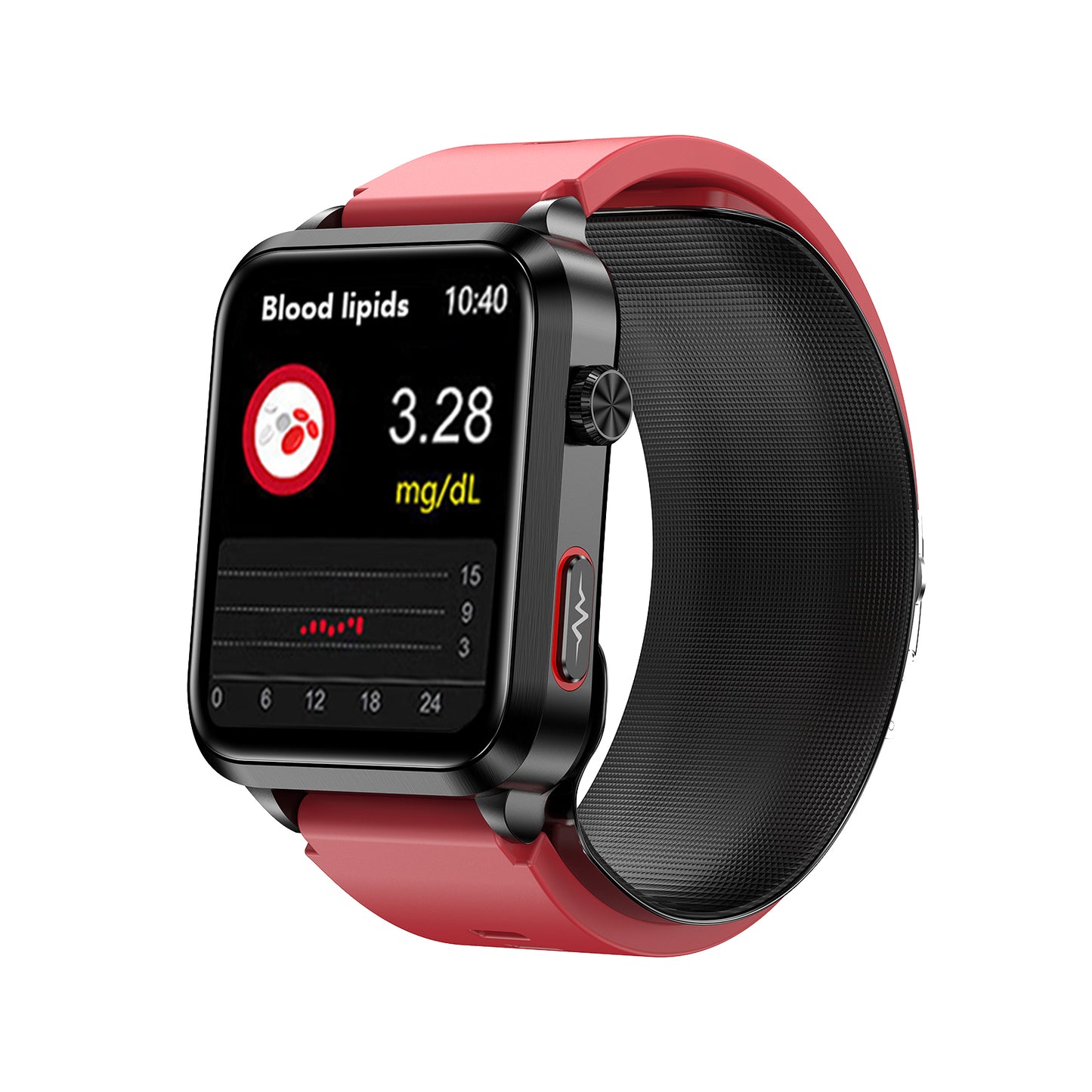 Health Watch With Air Pump Blood Pressure+BG+EKG+HRV+SPO2+RR+Uric Acid+Sleep+Voice Reminder Fitness Tracker - 2024 Fitvii® Newest CARE AIR 2 Smartwatch