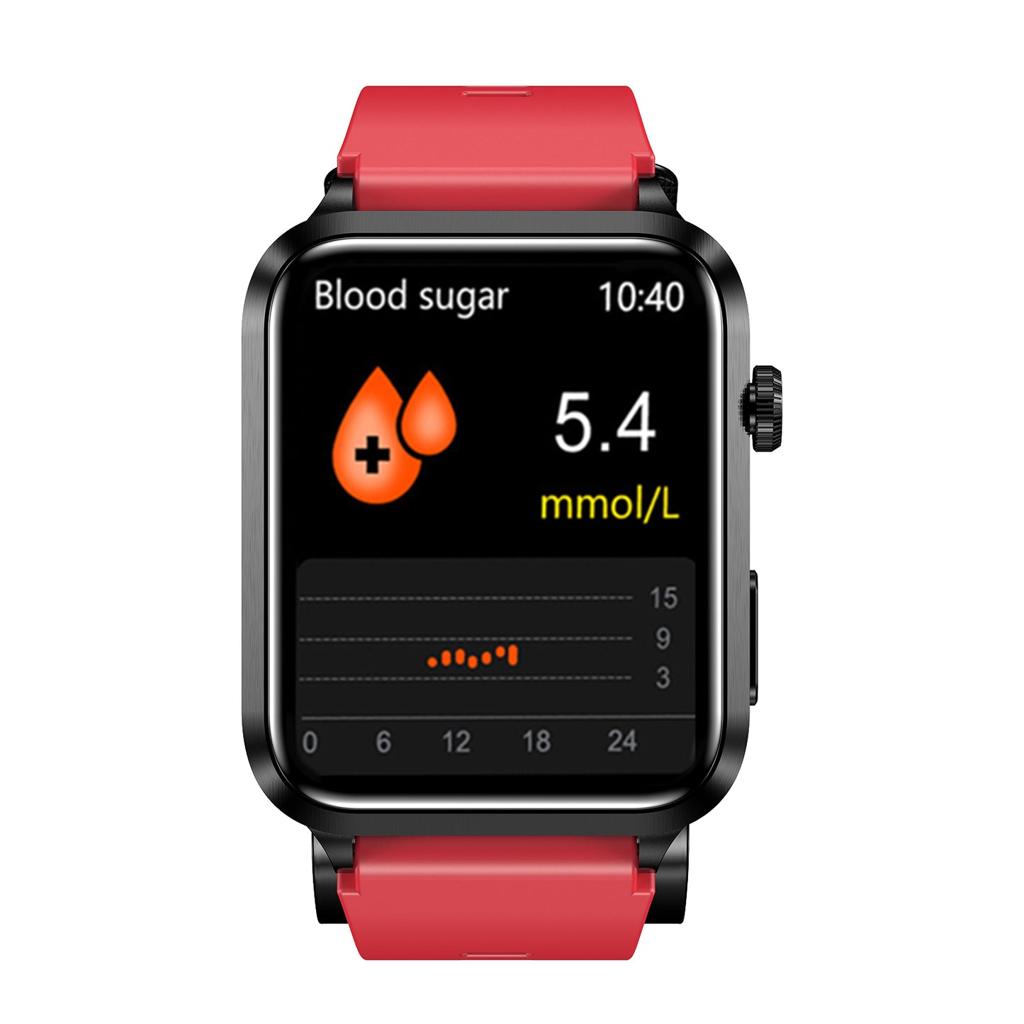 Health Watch With Air Pump Blood Pressure+BG+EKG+HRV+SPO2+RR+Uric Acid+Sleep+Voice Reminder Fitness Tracker - 2024 Fitvii® Newest CARE AIR 2 Smartwatch