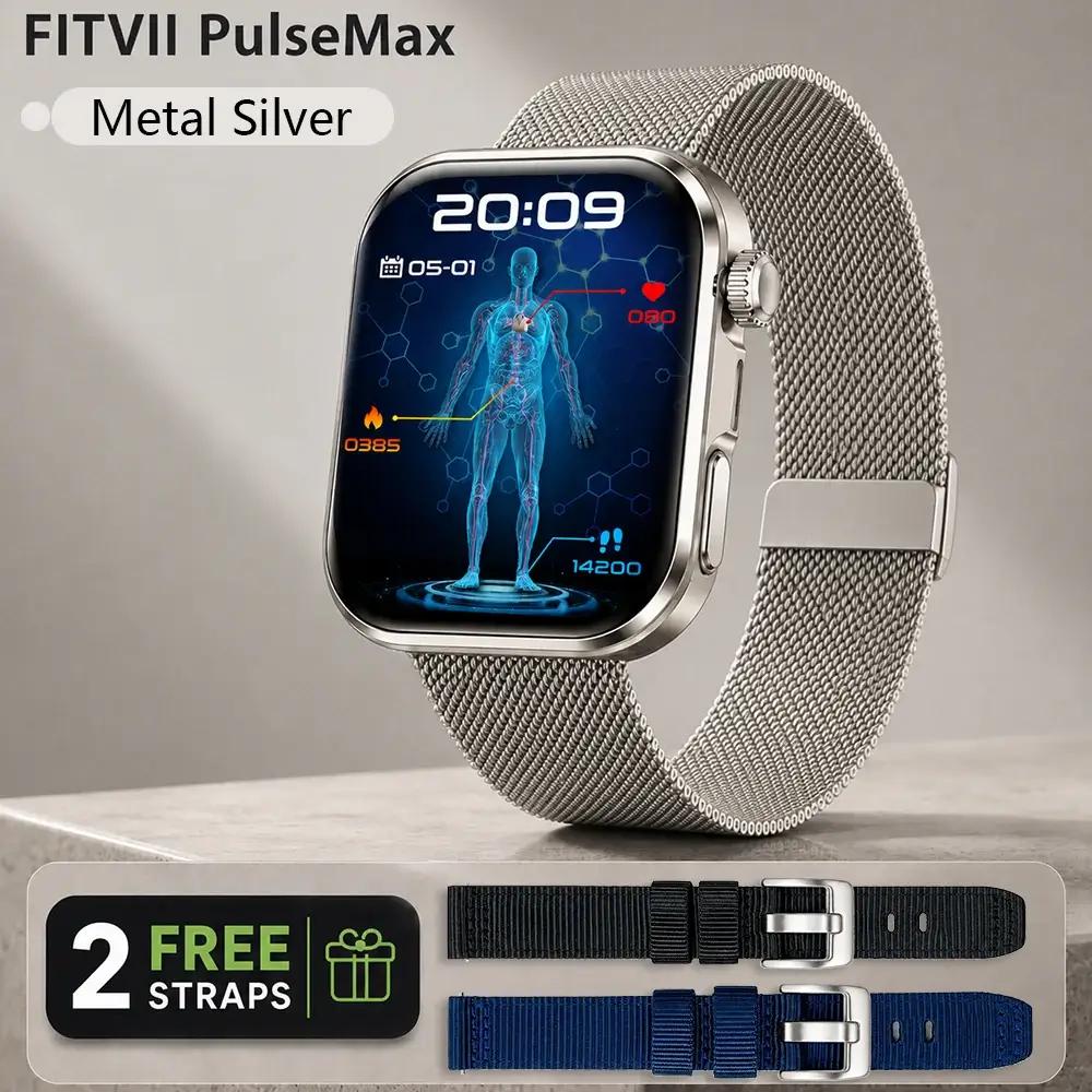 FITVII PulseMax All-in-One Health Smartwatch