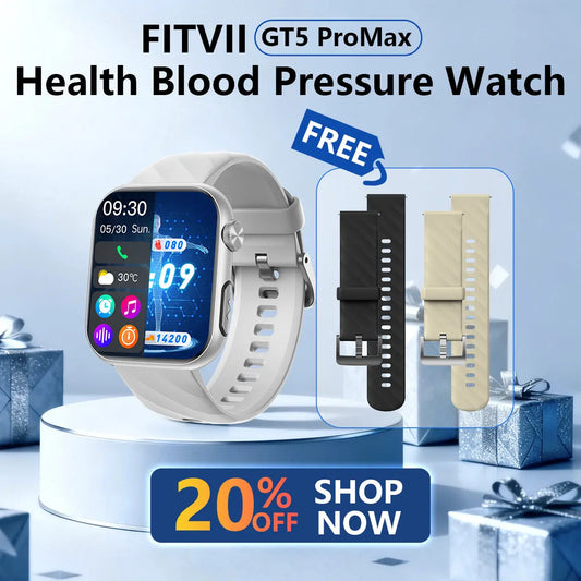 Women's/Men's Stylish and Health Smart Watch-New Fitvii GT5 Pro Max (6 Colors) (Copy) fitvii