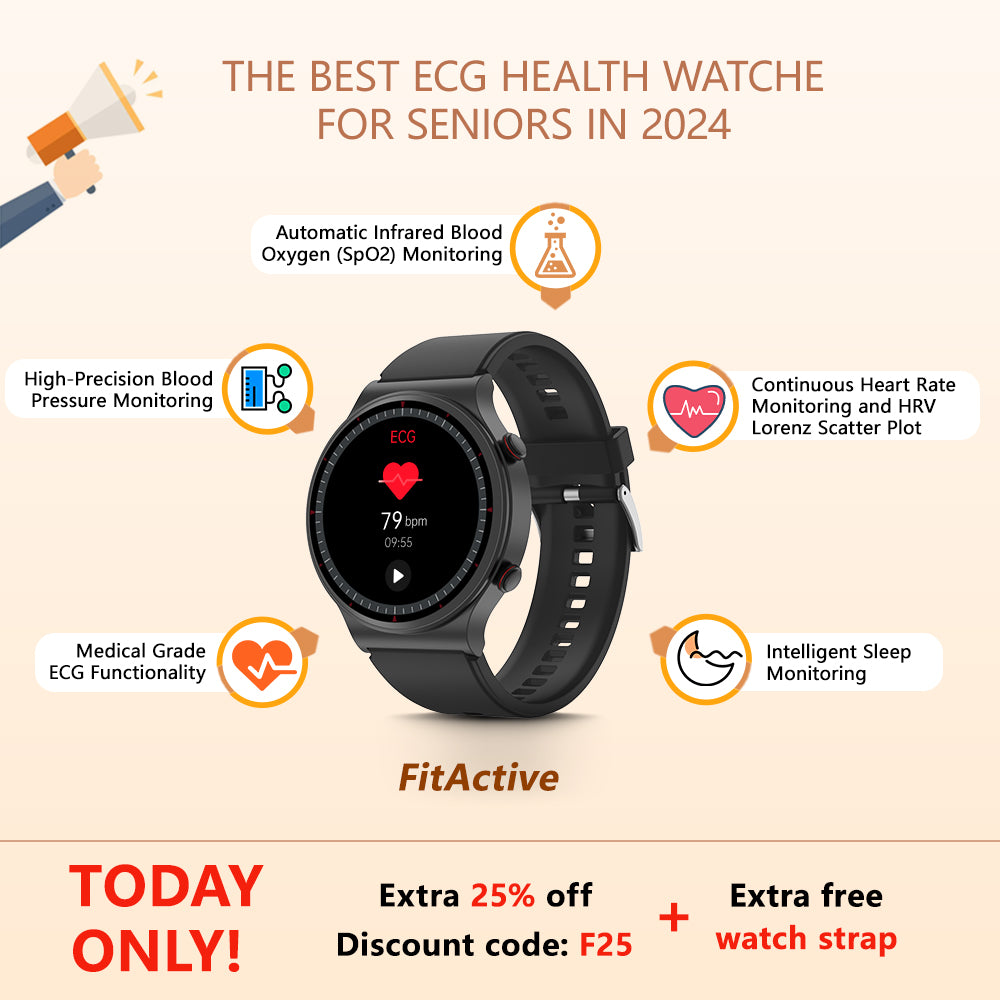 New FITVII™ Medical-grade ECG SmartWatch - Monitor Blood Pressure for Women & Men - Now 50% OFF! 🔥