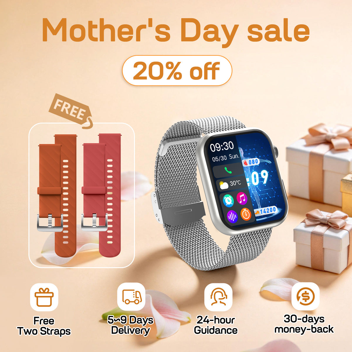 Women's/Men's Stylish and Health Smart Watch-New Fitvii GT5 Pro Max (6 Colors)