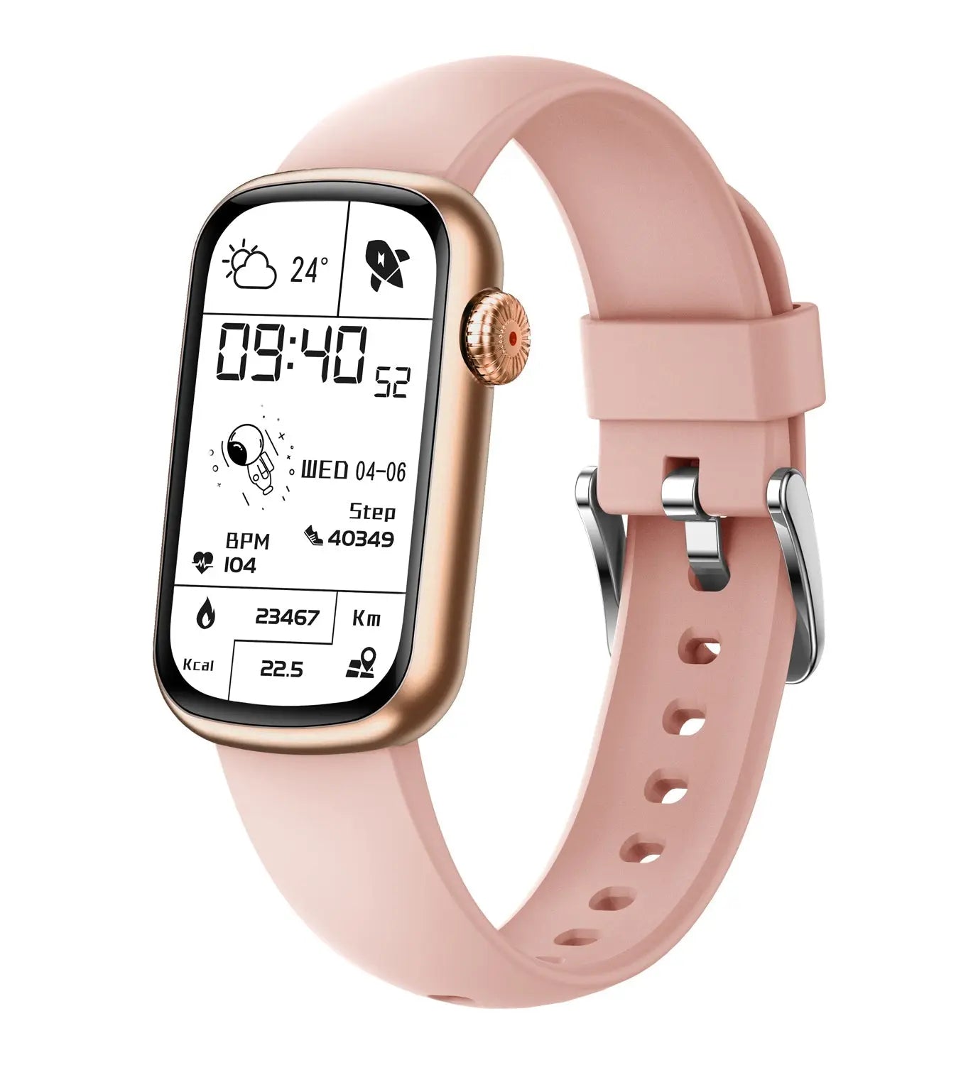 Pink discount fitness tracker